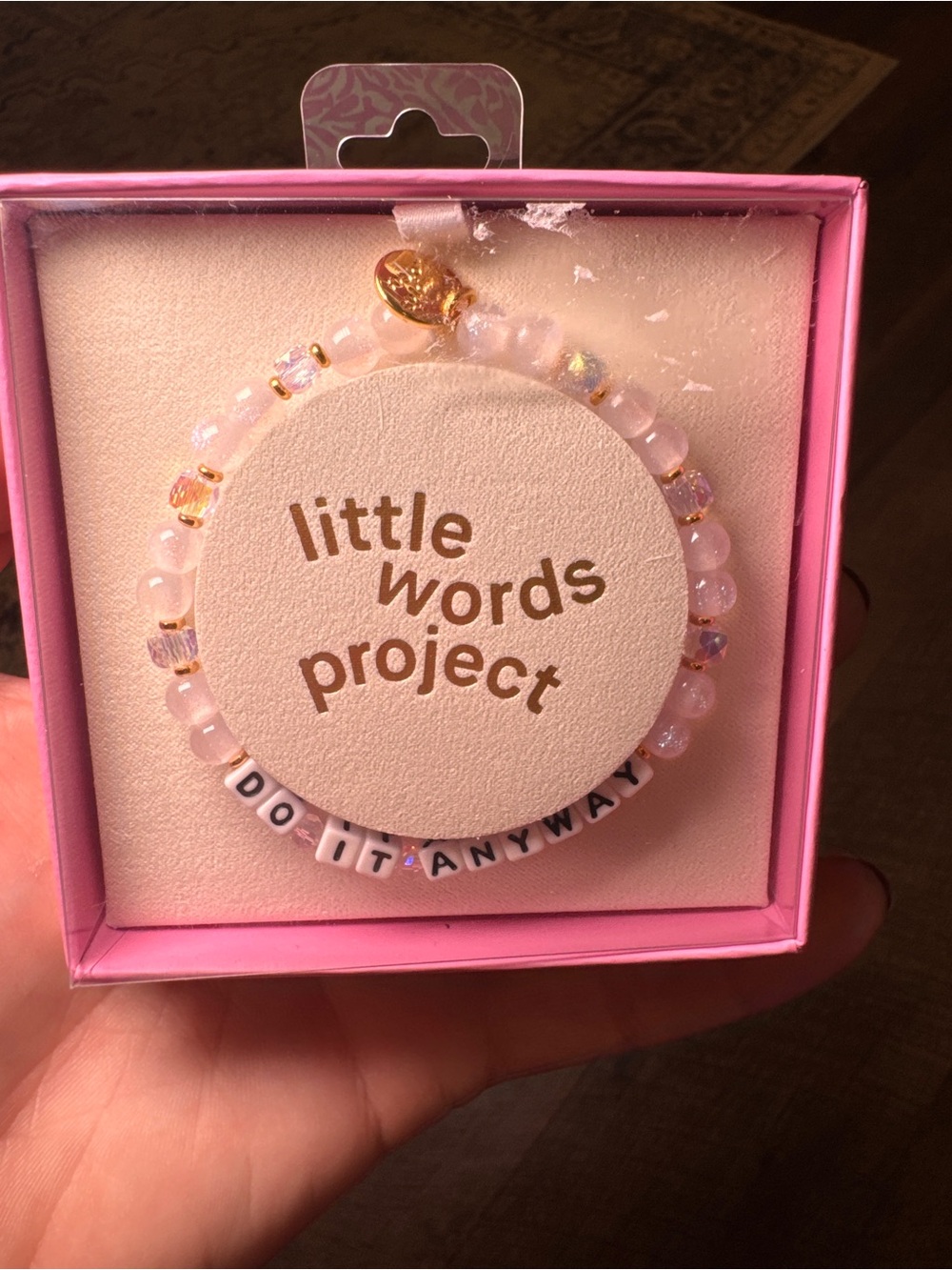 NEW in box LWP shimmer bracelet